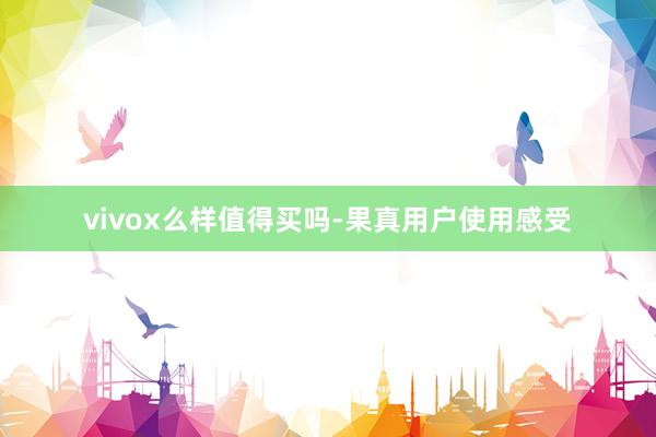vivox么样值得买吗-果真用户使用感受